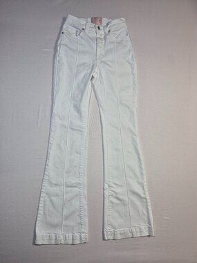Revice Denim Venus Flare White Star Butt Jeans Size 27 Bell Bottom High Waisted